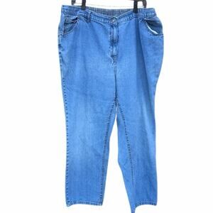 Woman Within Light Blue Jeans size 24W